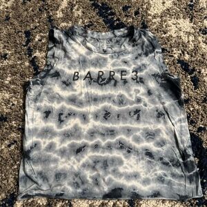Barre 3 Muscle Tie Dye Muscle Tank Size Medium Blue White